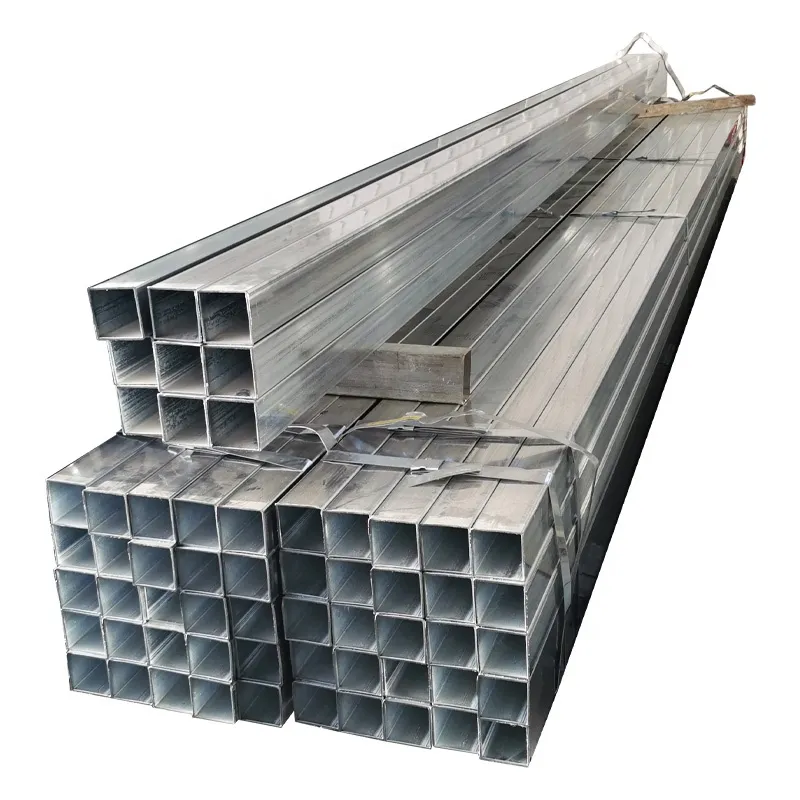 High quality square tubing in China galvanized steel pipe iron stainless tube  for carports